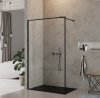 New Trendy New Modus Black kabina Walk-In 90x200cm przejrzyste montaż na posadzce
